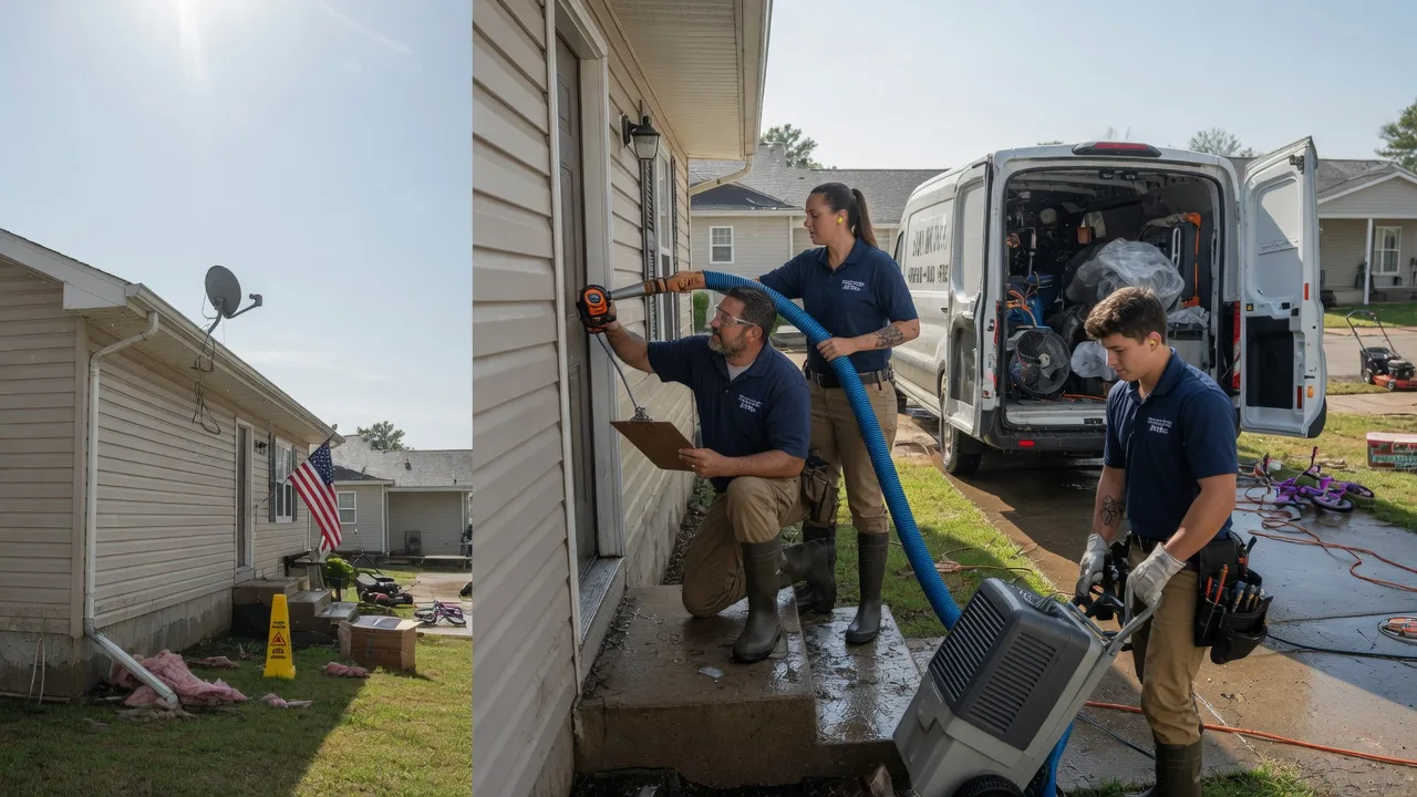 Ceiling Water Damage Restoration in Columbia, IA near me
