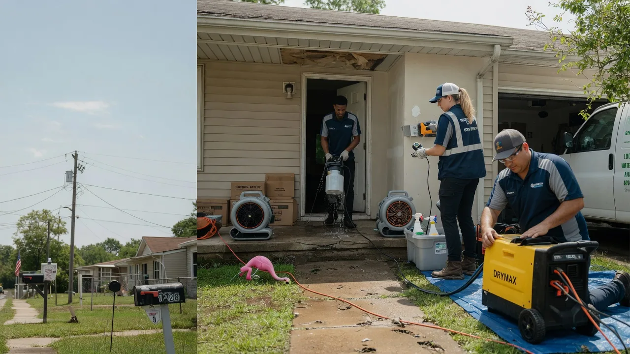 Storm Damage Water Removal in Columbia, IA near me